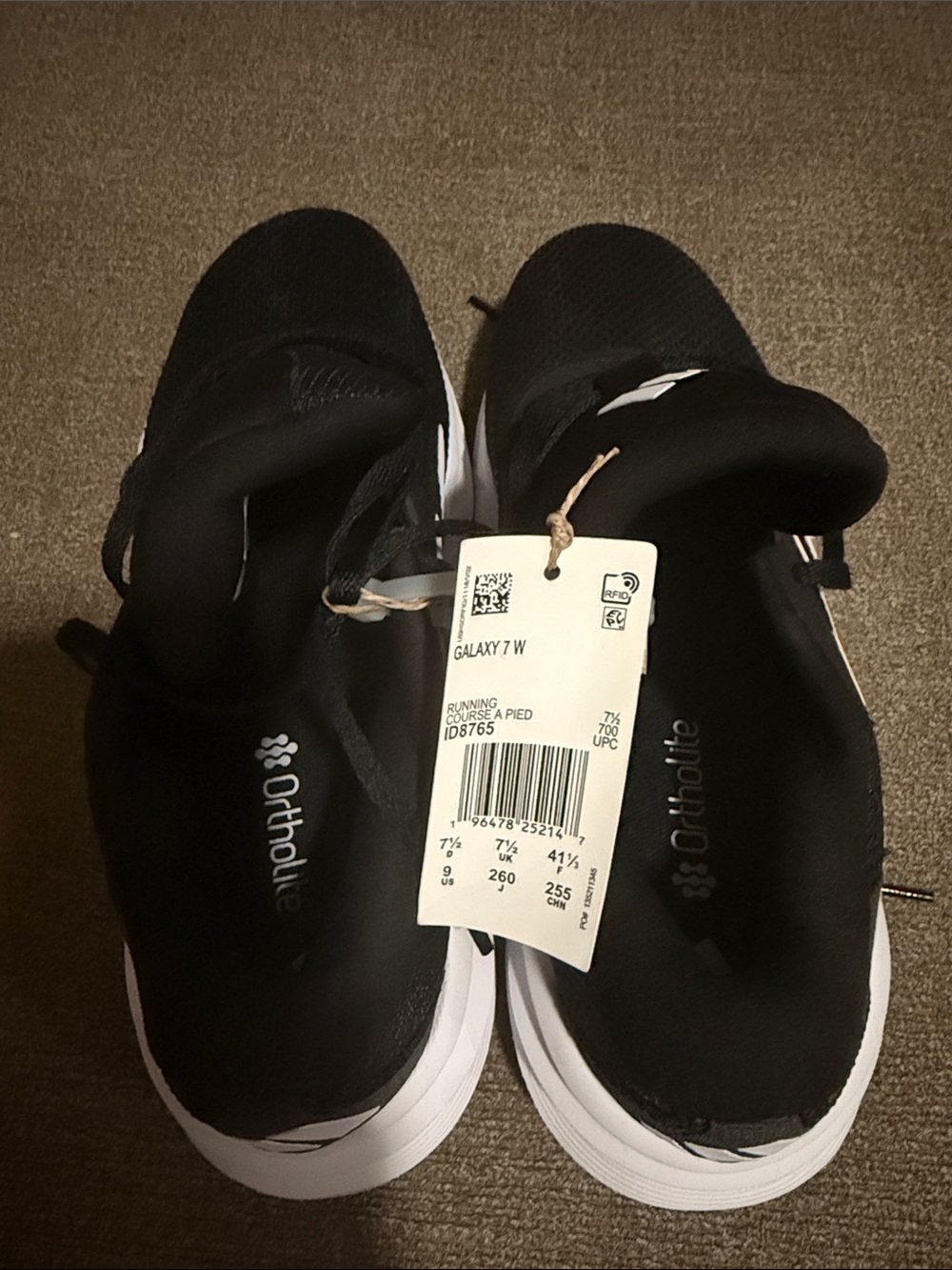 adidas Black and White Cloudfoam Athletic Shoes NWT No Box - Picture 3 of 5